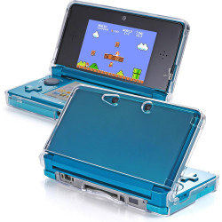 3DS Case - VSEER Ultra Clear Crystal Transparent Hard Shell Protective Case Cover Skin for Nintendo 3DS
