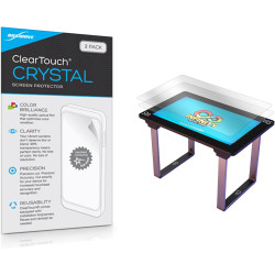 BoxWave Screen Protector Compatible with Arcade1Up Infinity Game Table (32 in) - ClearTouch Crystal (2-Pack), HD Film Skin - Shields from Scratches