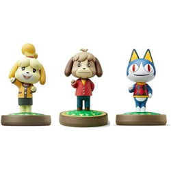 Brand Max 3 Pack Digby Rover Isabelle Winter Animal Crossing Series Gaming Figures for Nintendo Switch Switch Lite WiiU 3DS