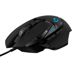 Logitech G502 HERO High Performance Wired Gaming Mouse, HERO 25K Sensor, 25,600 DPI, RGB, Adjustable Weights, 11 Buttons, On-Boa