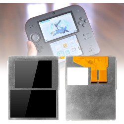 for Nintendo 2DS Screen Replacement for Nintendo 2DS LCD Screen Repair Kit for Nintendo 2DS Display Replacement Black (Without Touch Digitizer)
