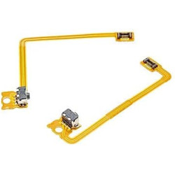 Left Right LR Shoulder Trigger Switch Button with Flex Cable Replacement for 3DS XL 3DS LL Repair Parts