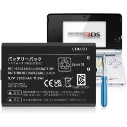 SHENMZ CTR-003 Battery, (2025 New Version) Ultra High Capacity 3200mAh Li-ion Replacement Battery for Nintendo 3DS N3DS / Old 3DS / New 2DS /2DS CTR-001 MIN-CTR-001 Gaming Console