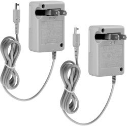 AC Adapter Game Charger,3DS Charger Compatible with Nintendo Dsi/Dsi XL/2DS/3DS/3DSXL/New 3DS/New 3Dsll 100-240V Wall Plug Adapter (2 Pack)