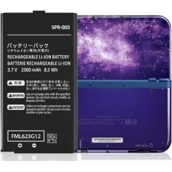 SPR-003 Battery,𝟐𝟎𝟐𝟰 𝐍𝐞𝐰 𝐔𝐩𝐠𝐫𝐚𝐝𝐞 Li-ion 0 Cycle battery for Nintendo 3DS XL New 3DS XL LL Game Console,2300mAh high capacity replacement Battery for Nintendo Switch Game Console SPR-003