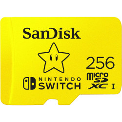 SanDisk 256GB microSDXC-Card, Licensed for Nintendo-Switch - SDSQXAO-256G-GNCZN