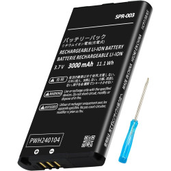 SPR-003 Battery High Capacity Li-ion Battery Replacement for Nintendo 3DS XL and New 3DS XL Game Console with Repair Tool 3000mAh