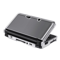 TNP 3DS Case - Ultra Clear Crystal Transparent Hard Shell Protective Case Cover Skin Accessory Compatible with 2011 Nintendo 3DS