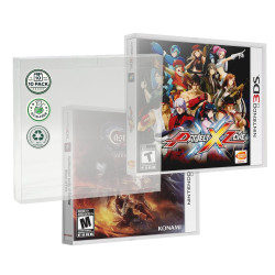 MALKO 10 Pack Video Game Protector Compatible with Nintendo 3DS Game Case | Clear Plastic Sleeve Cover