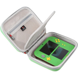 FBLFOBELI Hard Travel Storage Case for Nintendo 2DS Legend of Zelda Ocarina of Time 3D (Case Only) (Green)