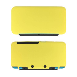 Tekmihat Soft Rubber Silicone Cover Case Protector for New 2DS XL LL Console Full Body Protective Skin Shell (Yellow)