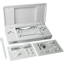 OSTENT Full Repair Parts Replacement Housing Shell Case Kit for Nintendo DS Lite NDSL Color White