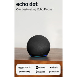 Amazon Echo Dot (newest model) - Vibrant sounding speaker with Alexa+ Early Access, Great for bedrooms, dining rooms and offices, Charcoal