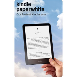 Amazon Kindle Paperwhite 16GB (newest model) – Our fastest Kindle ever, with new 7" glare-free display and weeks of battery life – Black