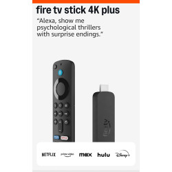 Amazon Fire TV Stick 4K Plus (newest model) with AI-powered Fire TV Search, Wi-Fi 6, stream over 1.8 million movies and shows, free & live TV