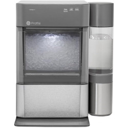 GE Profile Opal 2.0 XL with 1 Gallon Tank, Chewable Crunchable Countertop Nugget Ice Maker, Scoop included, 38 lbs in 24 hours, Pellet Ice Machine with WiFi & Smart Connected, Stainless Steel