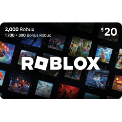 Roblox Digital Gift Card - 2,000 Robux [Includes Exclusive Virtual Item] [Digital Code]