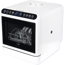 Dishwasher Tabletop dishwasher Portable Small fully automatic dishwasher with four wash modes plus drying and sterilizing modes Can be connected to the tap and filled manually