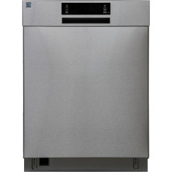Kenmore 22-14595 24" Built-In Dishwasher - UltraWash, SmartWash, Sanitize Rinse, SmartDry and Leak Detection - 14 Place Settings - 51 DBA - ENERGY STAR Certified - 24" - Stainless Steel