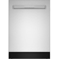 Sharp SDW6726MS 24-inch Stainless Steel Dishwasher, 47 dB Library Quiet, Third Rack, Power Wash Sprayer, 12 Place Settings,