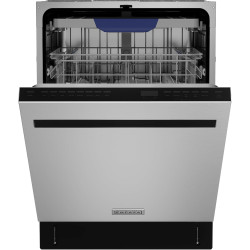 Empava 24 Inch Built-in Dishwasher, Stainless Steel Tub 15 Place Settings, 8 Wash Cycles, Top Control, Auto Door Dry, 49 dB Ultra Quiet, Energy Star & UL Certified