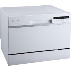 EdgeStar DWP63 21-5/8 Inch Wide 6 Place Setting Countertop Dishwasher - White