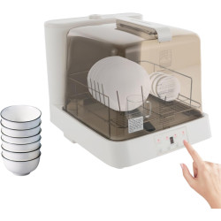 Portable Mini Dishwasher, Countertop Dishwasher, Transparent Design, with 360° Rotating Nozzle and Multiple Cleaning Modes, Automatic Dishwashing, for Apartments, Dormitories, and RVs