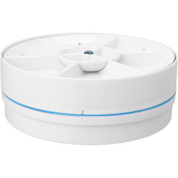 Mini Dishwasher Portable Home Use No Installation Required Ultrasonic Fruit and Vegetable Washer Wireless Charging Sink Design Suitable for Renting Dormitories Camping (Green)