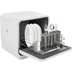 3-In-1 Portable Dishwasher, 785W Countertop Mini Dishwasher With Display Screen & Child Lock,Multi-Functional Large Capacity Compact Drying Storage Dishwasher For Apartments,Dorms,Rvs, Kitchens