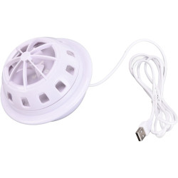 Portable Mini Ultrasonic Dishwasher, White, Compact Design for Kitchen Sink, Travel, RV, Apartment, College Room