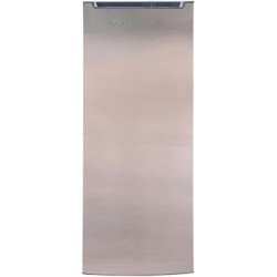 Frigidaire Upright Freezer, 6.5 cu. ft., Deep Freeze, Vinyl Coated Metal with Wire Shelving, Compact for Kitchen, RV, Dorm, Cabin, and Trailer, Platinum Design Series, Silver - 21D x 23W x 56H