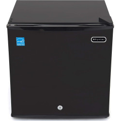 Whynter Upright Small Freezer Mini Freezer with Lock for Bedrooms, Dorms, Garages, Offices CUF-110B, Black Energy Star, 1.1 Cu Ft