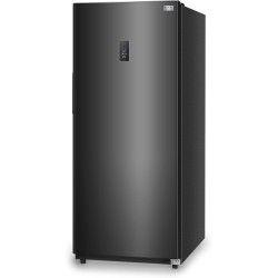 BLACK+DECKER 17 Cu. Ft. Convertible Freezer Refrigerator, Upright Freezer with Glass Shelves, ENERGY STAR rated, Frost Free, BUC1700XB, Black
