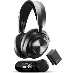 SteelSeries Arctis Nova Pro Wireless Multi-System Gaming Headset - Premium Hi-Fi Drivers - Active Noise Cancellation - Infinity 