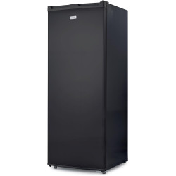 Commercial Cool Upright Freezer, Stand Up Freezer 6 Cu Ft with Reversible Door, Black