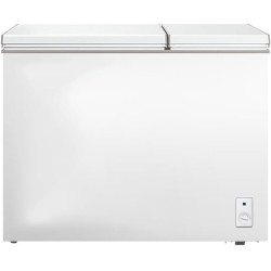 7.7 Cu Ft Chest Freezer – Compact Deep Freezer with 7 Adjustable Thermostat Control & Removable Wire Basket – Ideal for Home Kitchen, Office, or Bar – White