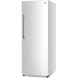 Commercial Cool 11.1 Cu. Ft. Convertible Freezer Refrigerator, Upright Fridge with Glass Shelves, Reversible Door, ENERGY STAR rated, Auto Defrost, CCUC1110GW, White