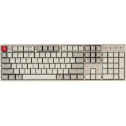 Keychron C2 Full Size Wired Mechanical Keyboard Compatible with Mac, Keychron Brown Switch, 104 Keys ABS Retro Color Keycaps Gam