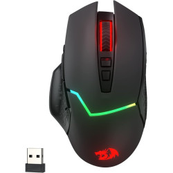 Redragon M690 PRO Wireless Gaming Mouse, 8000 DPI Wired/Wireless Gamer Mouse w/Rapid Fire Key, 8 Macro Buttons, Ergonomic Design