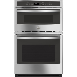 GE PK7800SKSS Electric Combination Wall Oven, Solid Black