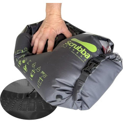 Scrubba Wash Bag Portable Washing Machine - Lightweight Manual Washing Machine for Travel, Camping, Laundry, Baby Clothes - Travel Essentials, Gift - use with Laundry Detergent/Sheets - 5.3 oz.