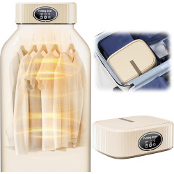 Portable Clothes Dryer for Laundry, Mini Portable Dryer Machine with Adjustable Timer Compact Laundry Dryers for Apartment, RV, Dorms, Travel