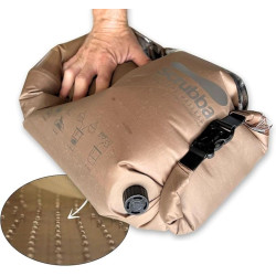 Scrubba Tactical Wash Bag Portable Washing Machine - Lightweight Manual Washing Machine for Travel, Camping, Laundry, Clothes - Camping Accessories, Gift - use with Laundry Detergent/Sheets - 5.6 oz.