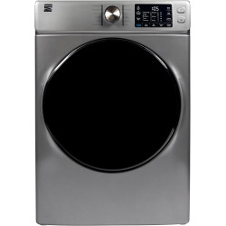 Kenmore 8.0 cu. ft. Front Load Electric Dryer with Wrinkle Guard & Accela Steam to Reduce Wrinkles, Static & Odors - Smart Sensor Drying - LED - ENERGY STAR Certified - Metallic Silver