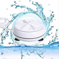 Portable Washing Machine, Mini Ultrasonic Washing Machine 3 in 1 Dishwashers Ultrasonic Waves Suitable for Home, Business, Travel, College Room, RV, Apartment (3.5IN)