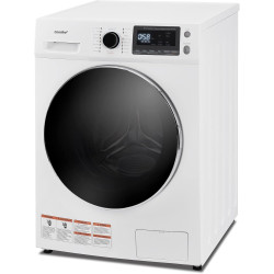 COMFEE’ 24" Washer and Dryer Combo 2.7 cu.ft 26lbs Washing Machine Steam Care, Overnight Dry, No Shaking Front Load Full-Automatic Machine, Dorm White