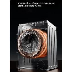 5.0 cu.ft Washer and Dryer Combo, with LED Display, 12 Cycle Selections All In One Washer Dryer,Large Capacity Front Load Washing Machine and Dryer, for Apartment RV Home