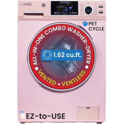 Equator All-in-One 4600 Washer Dryer VENTLESS/VENTED PET Cycle 1.62cf/15lbs 110V (Pink)