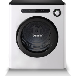 Clothes Dryer, 970w, 1.6 Cu.Ft. Machine for laundry with Stainless Steel Drum, 11lbs with Exhaust Hose,Digital Control, Auto Stop with Hygrometer Sensor, Dryer for Apartments, Home, RV, Dorms