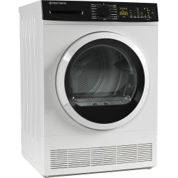 West Bend Clothes Dryer Compact Portable Front Loading for Laundry, Auto and Timed Dry Settings and Anti-Wrinkle, Perfect for Apartments, RV and More, 4-Cu.Ft, White